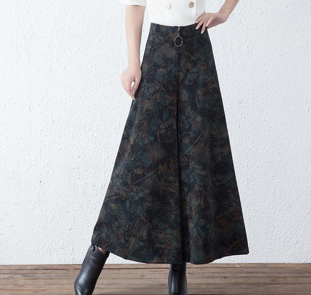 冬季怎么穿不冷还有气场?毛呢阔腿裤搭配一双