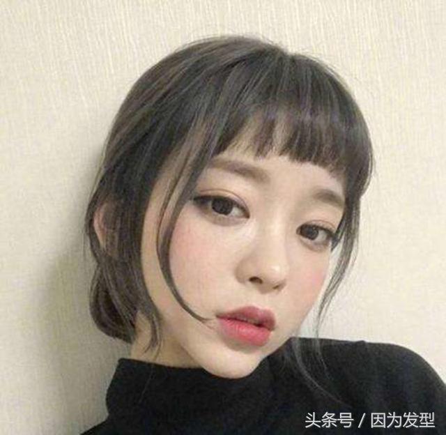 可爱俏皮的短刘海 时尚修颜更减龄