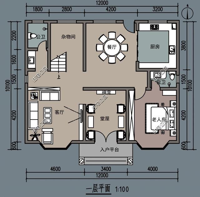 10套实用农村别墅户型,30万全能建的日子还有么?含平面图