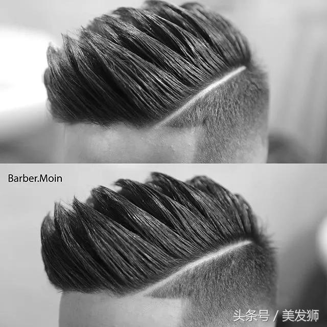 2018年元旦流行“飞机头”男发