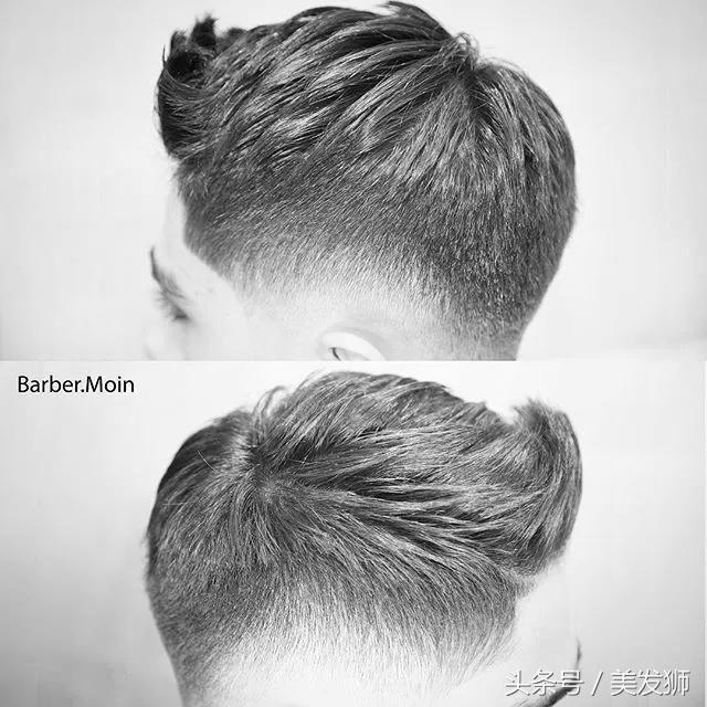 2018年元旦流行“飞机头”男发