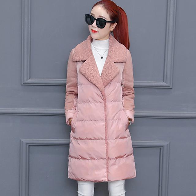 18年流行加厚棉袄+打底裤,比呢大衣好看三百倍