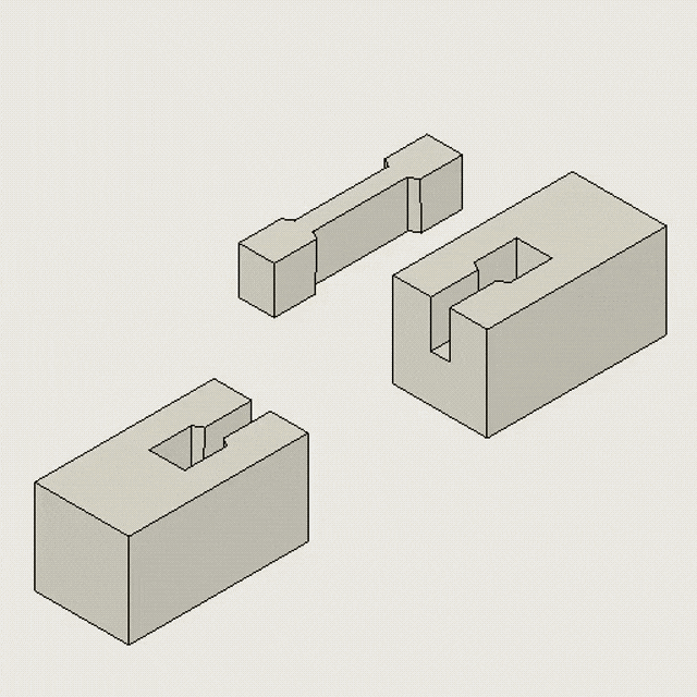 全套榫卯结构gif动画, 看看古人的智慧找找刺激!