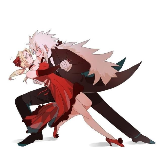 火影忍者:自来也和纲手这对欢喜冤家,终于走到一起了