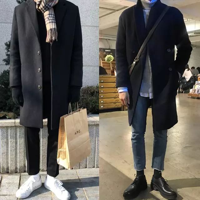服装搭配:2018冬季男生穿衣搭配图片,简约日常超有范!