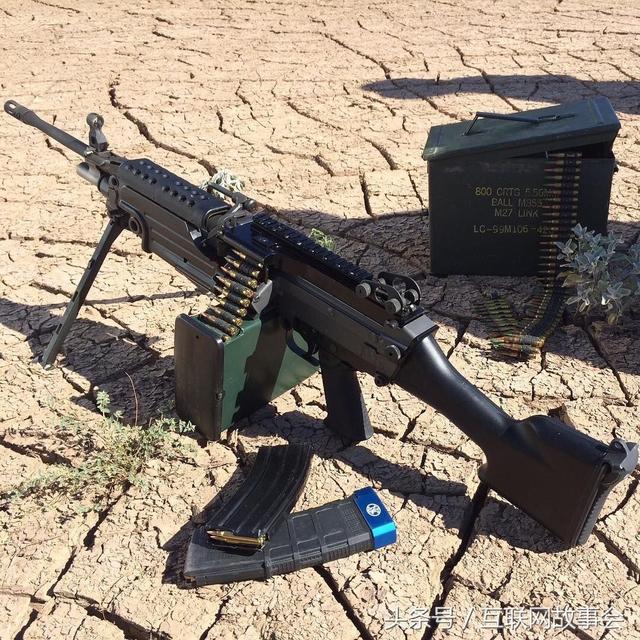 枪火28,M249军用轻机枪,美国步兵最常用的压制性武器