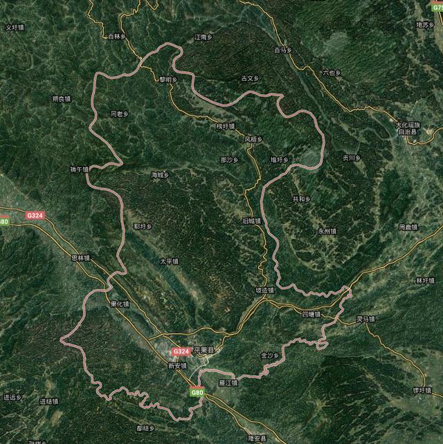 卫星图看广西这三个最有钱的县, 分别位于钦州