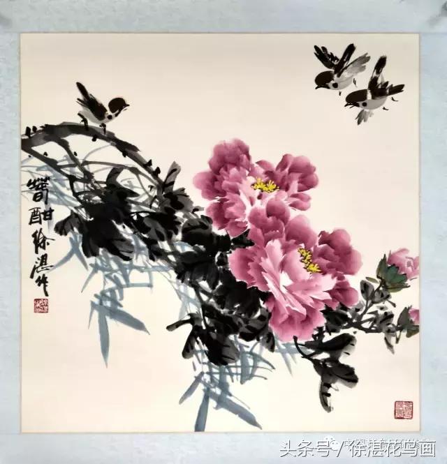 收藏吧!徐湛教授2017最新牡丹作品,你们见过几幅?
