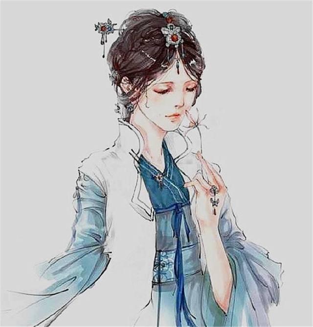十二星座专属的古风美人画像,处女座双眸如雪,天秤座美翻了!
