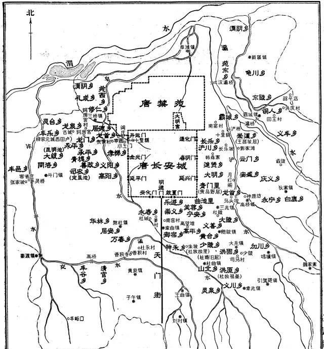 唐长安城郊区乡名的传奇故事