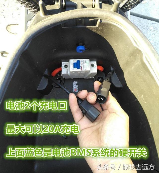 小牛电动车改完72v100ah锂电池,外观不影响续航400公