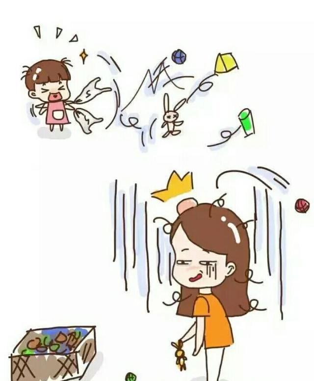 二胎妈妈一人带俩娃一个月熬白了头发8张图道尽带娃的心酸