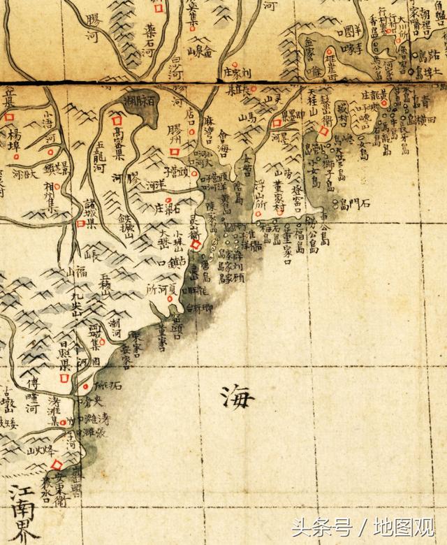 地图:清朝初期,各省地图和城市名称都是什么样