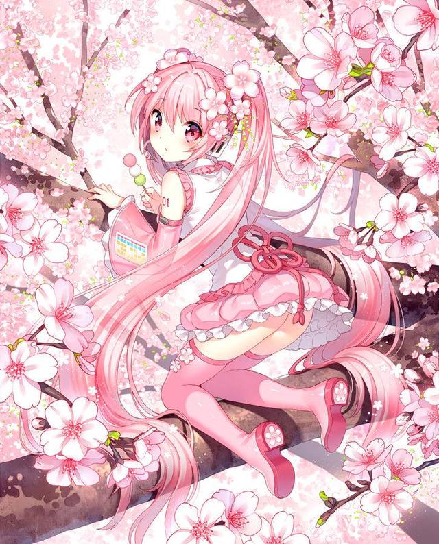 6张你没有的樱花初音,来感受一下公主殿下的粉色浪漫吧!