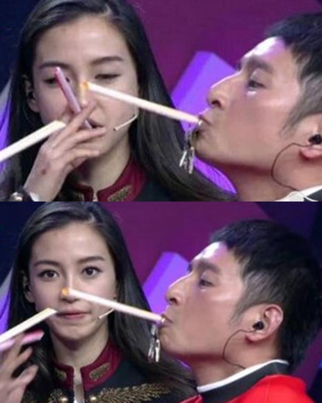 杨颖示范女神也抽烟,老公黄晓明不嫌弃,爱她只因人品