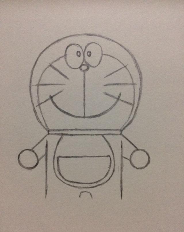 简笔画--哆啦A梦的画法