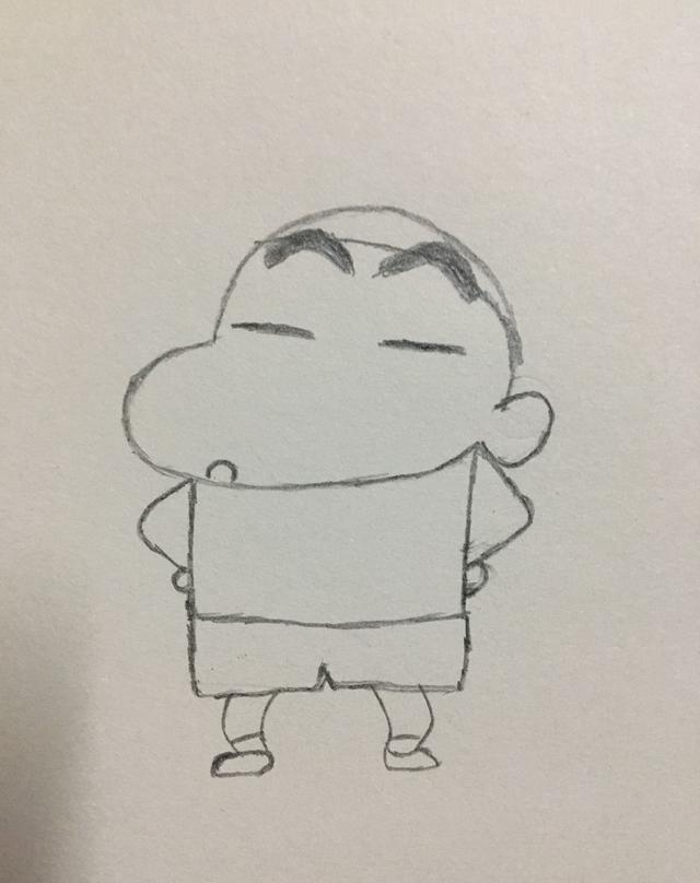 简笔画——蜡笔小新的画法