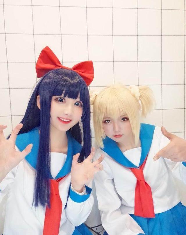 《pop子和pipi美的日常》cosplay欣赏