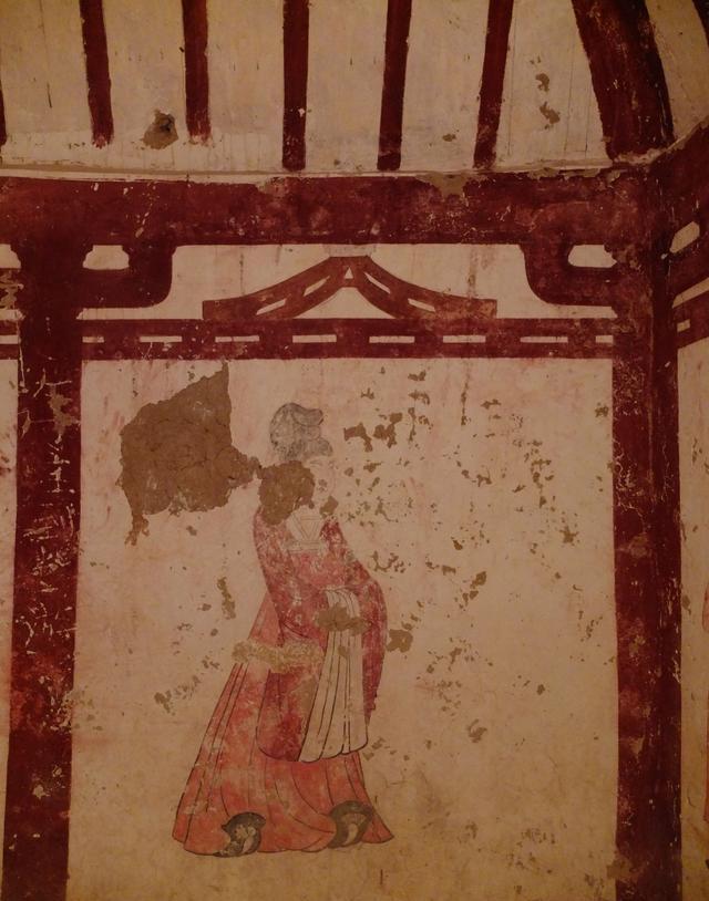 疯子说画—唐太宗韦妃墓室壁画艺术赏析|墓室壁画|墓道|贵妃_新浪