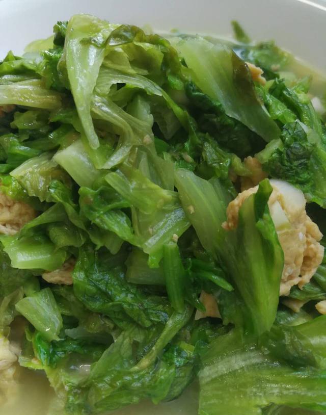 生菜炒鸡蛋