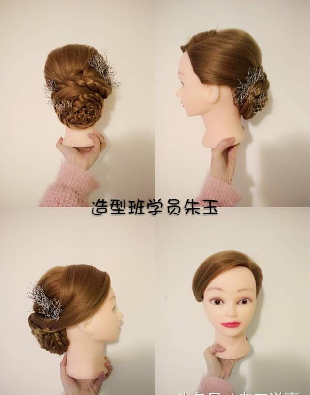 新娘盘发2020简单造型,2021年新娘妆图片 现代流行新娘盘发,多款造型,值得收藏