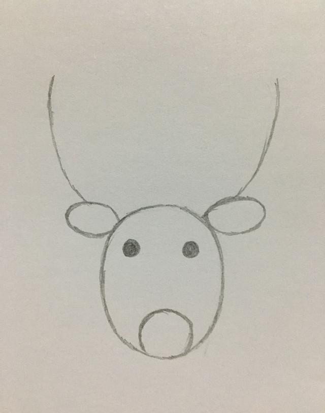 简笔画——简易版小鹿的画法