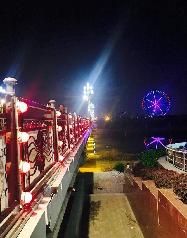 邢台七里河夜景锦江不夜城