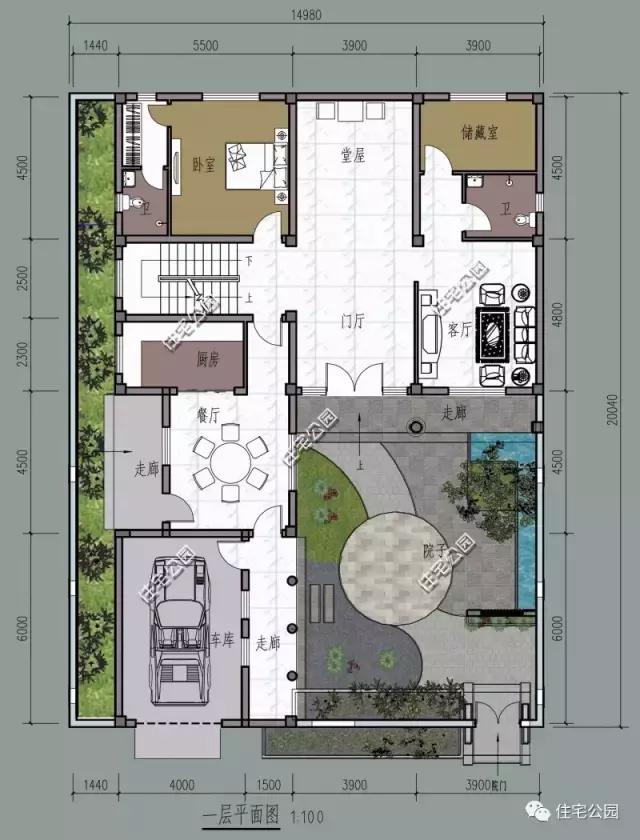 4套带堂屋农村别墅,第2套最土豪第1套最火,第3套中式小院最好?
