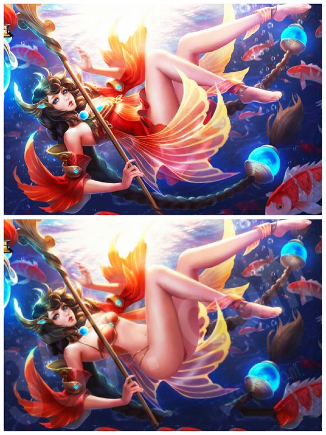 王者荣耀女英雄PS去衣第三弹,有你喜欢的大乔、貂蝉、凤凰于飞