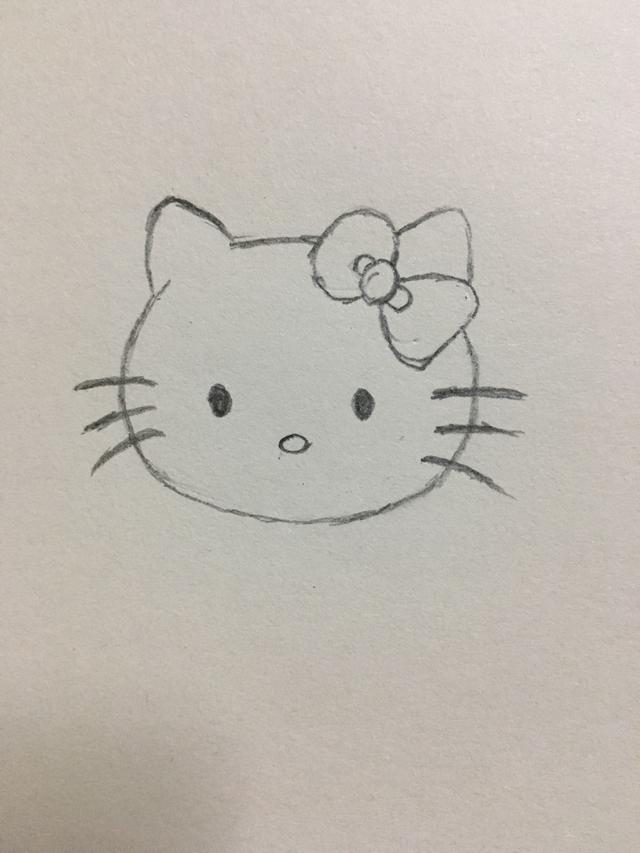 简笔画——hello kitty的画法