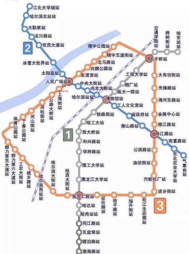 哈尔滨地铁4号线即将开建快看看到不到你家