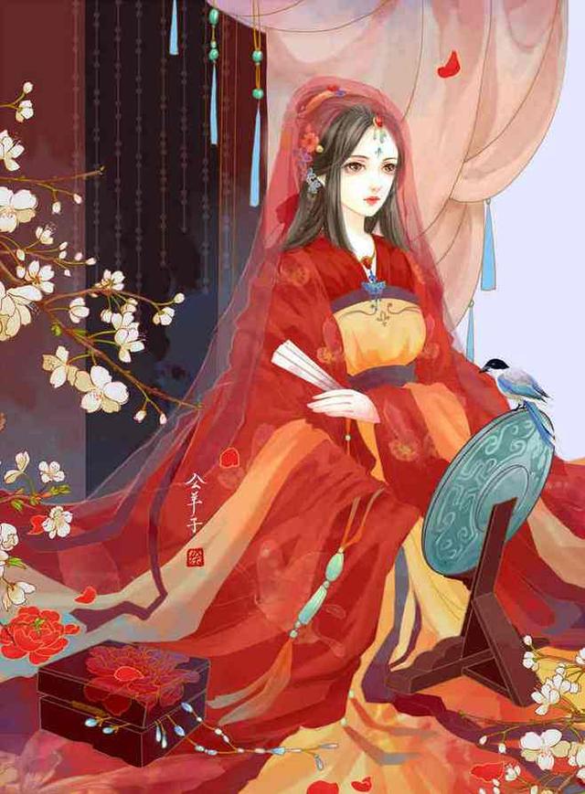 最美不过中国红,动漫中那些着一袭红嫁衣的新娘真心美
