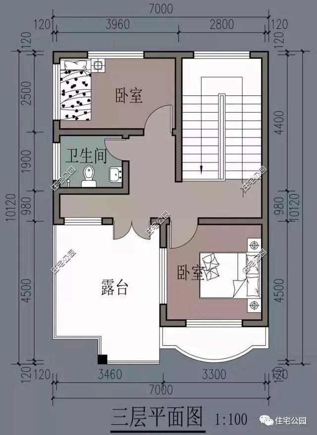 农村宅基地太小咋办4到7米宽也能建豪宅这7套布局通透就很好