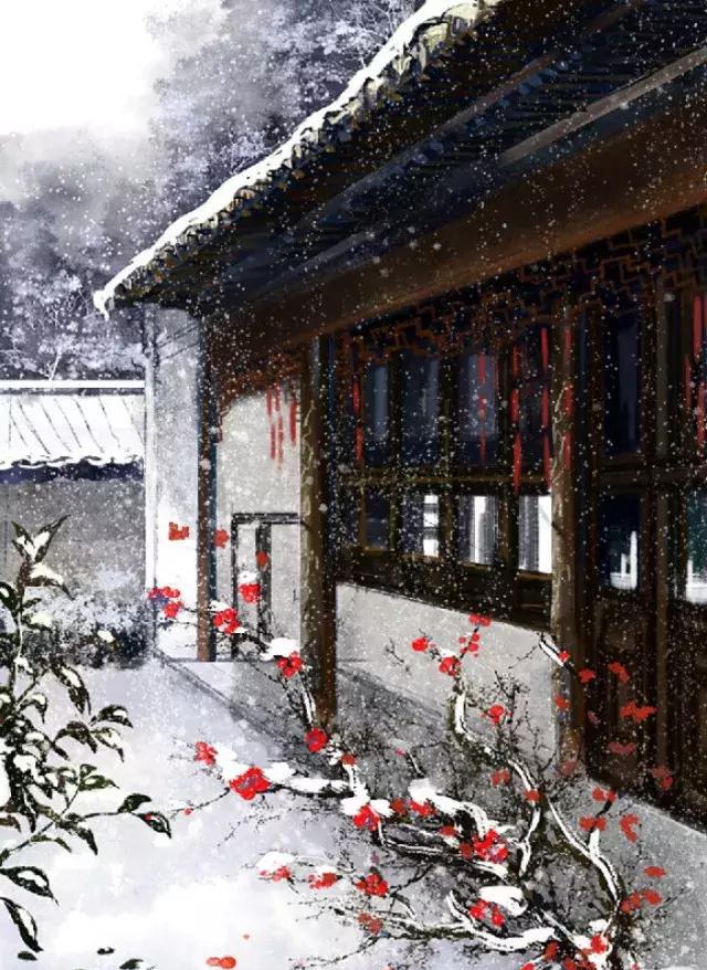 古风美景 水彩插画 | 林花扫更落,径草踏还生
