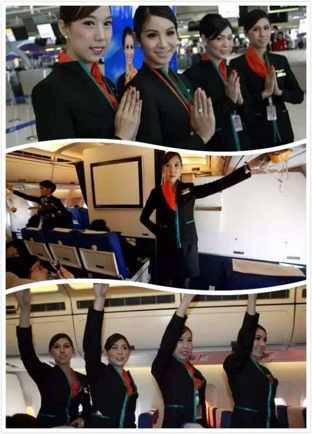 最让人意想不到的航班: 空姐全是人妖
