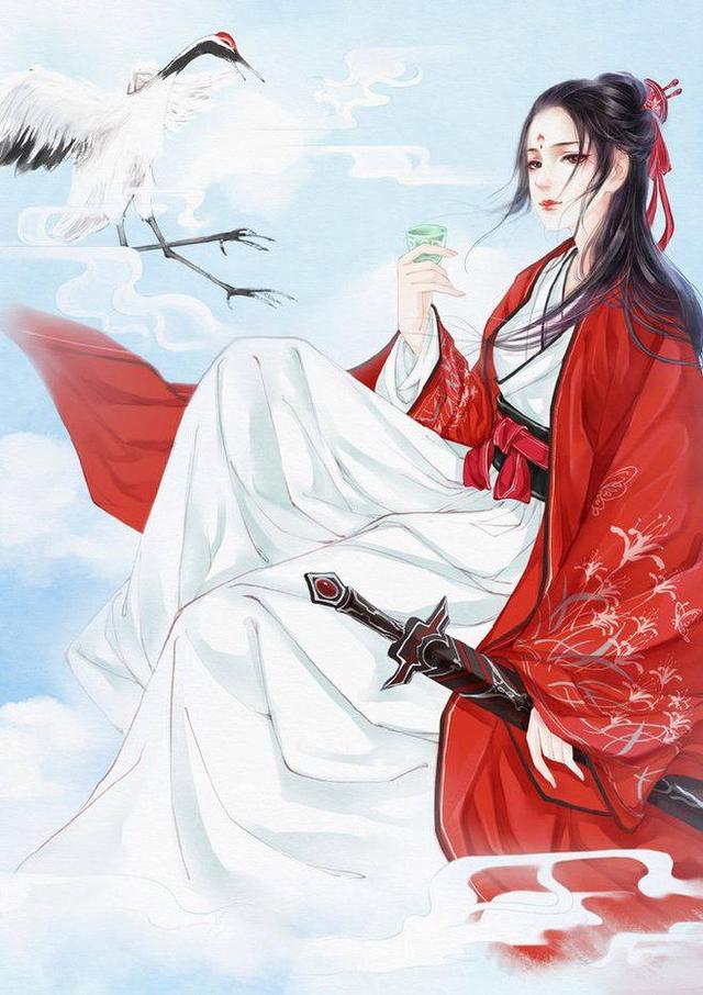 一袭红衣倾国倾城,二次元古风红衣惊爆眼球,你被美到了没?