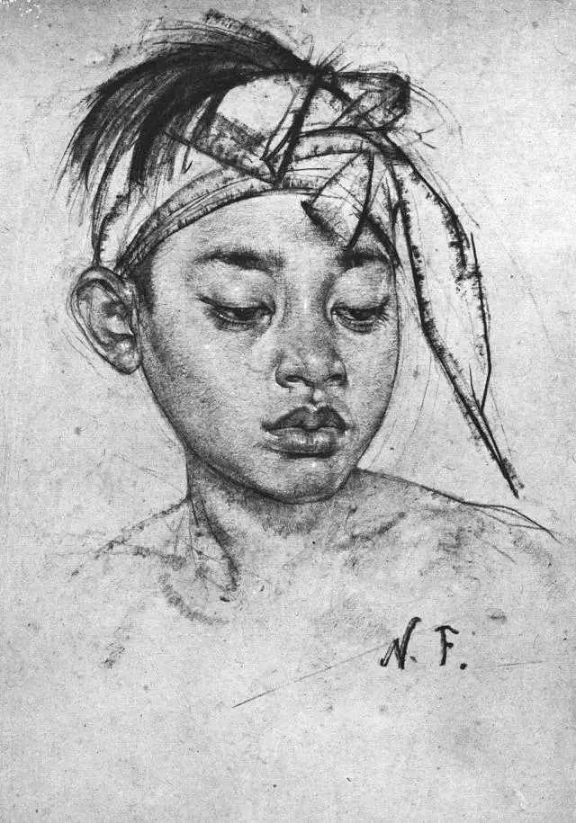 大师系列--尼古拉·费欣素描作品欣赏