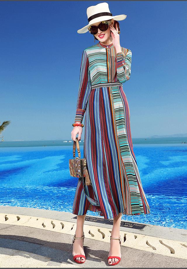 2018春新款真丝连衣裙,曼妙柔美令人心动,春季