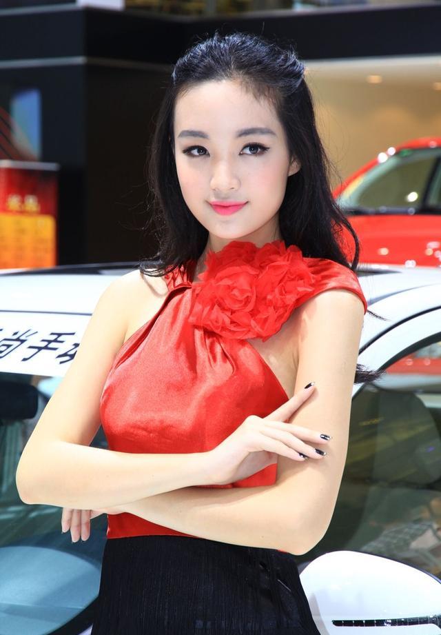 中国美女车模一个比一个漂亮!