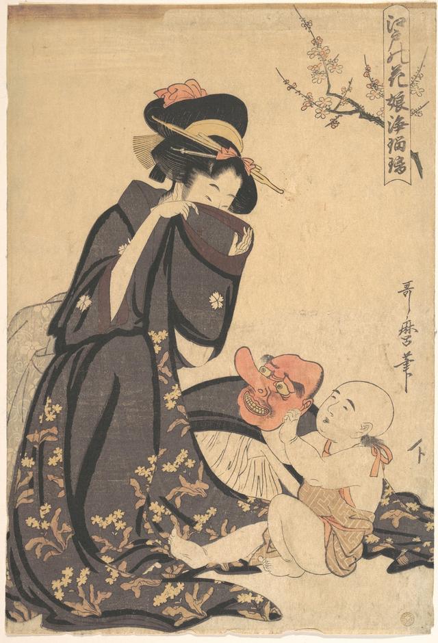 日本浮世绘著名大师喜多川歌麿80幅高清作品欣赏