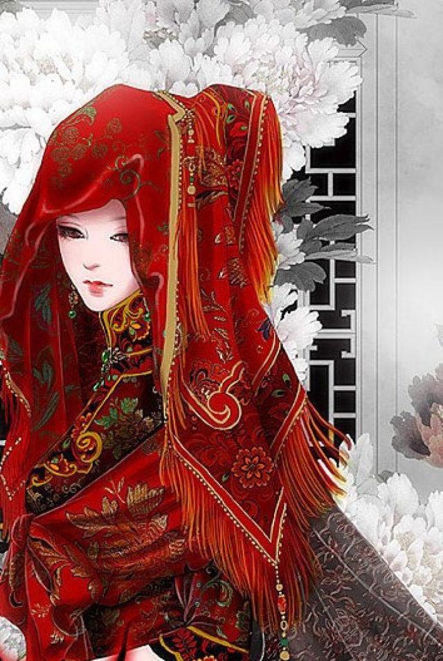 最美不过中国红,动漫中那些着一袭红嫁衣的新娘真心美到爆