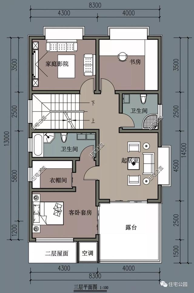10套别墅户型建筑图,8到15米宽全都农村有,总别墅望京大山子图片