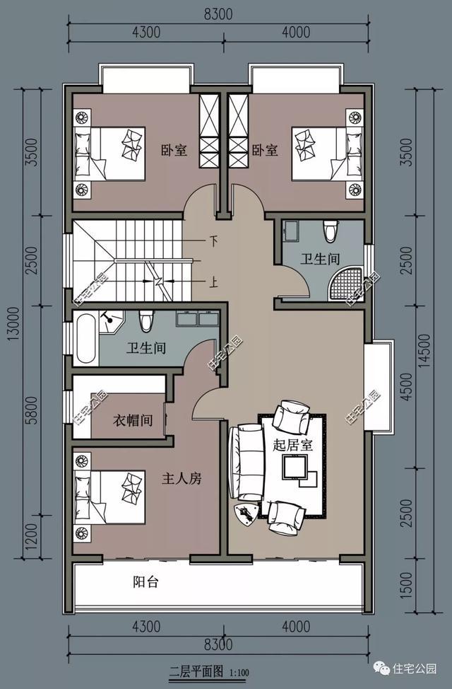 10套别墅户型建筑图,8到15米宽全都农村有,总呼伦贝尔秀水别墅图片