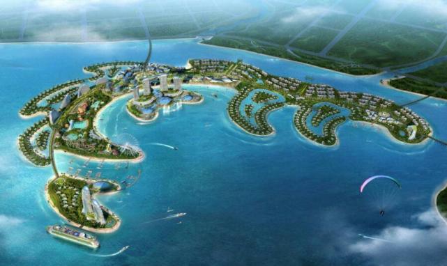 中国最大人工岛屿,堪比迪拜式人工岛,是