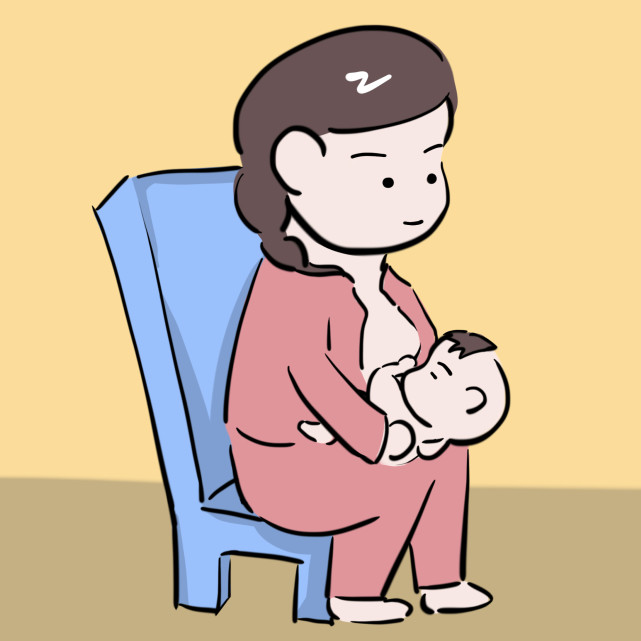 45天宝宝吃奶姿势