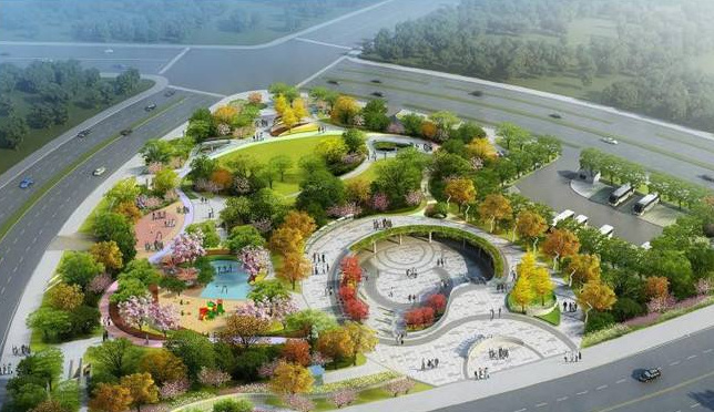 独墅湖邻里中心南侧公园项目开工 将于明年年