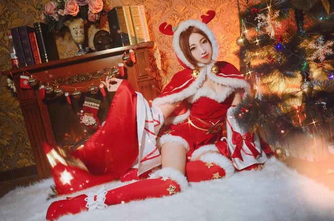 圣诞特辑 貂蝉 王者荣耀 cosplay