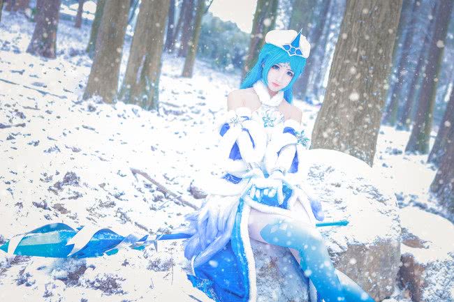 cos王者冰雪,cos王者荣耀 旗袍 王者荣耀:冰雪女神王昭君cos