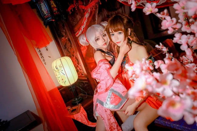 颜值超高的大小乔姐妹花cosplay,还原度怎么样你们说!