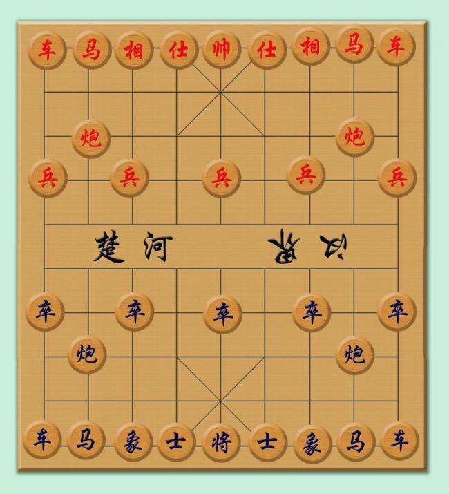 中国象棋各子皆有原型,帅作刘邦将为项羽,楚河汉界又